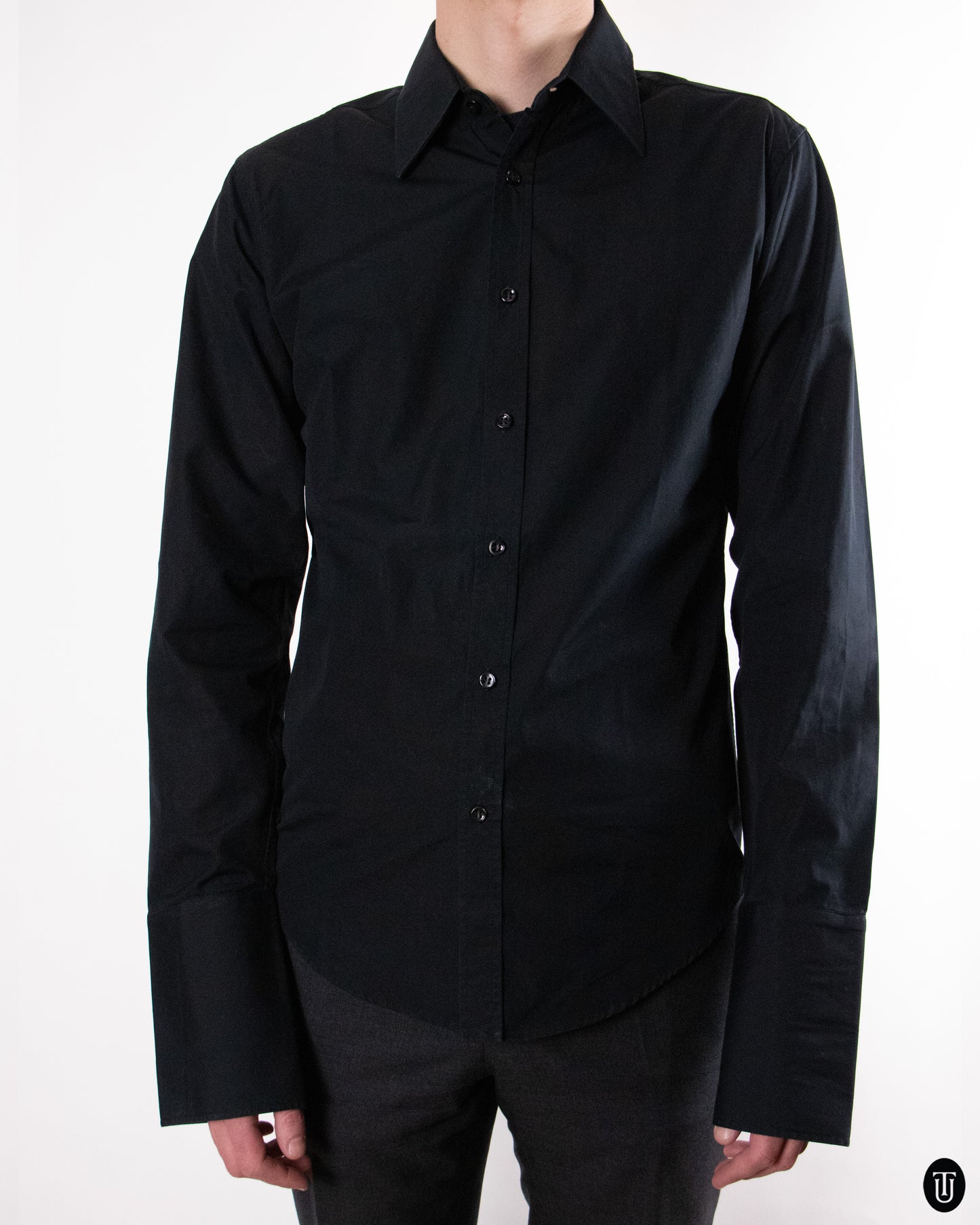 00's Yves Saint Laurent Rive Gauche Cotton Shirt M