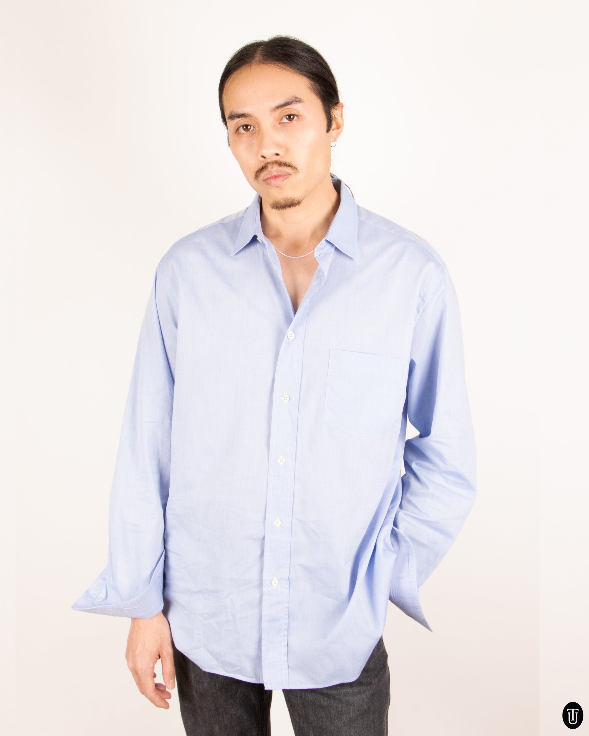 00s Fendi Button Down Cotton Shirt S