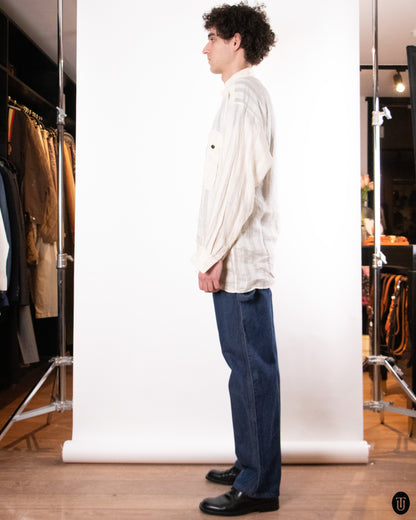 70's Gianni Versace Linen Shirt L