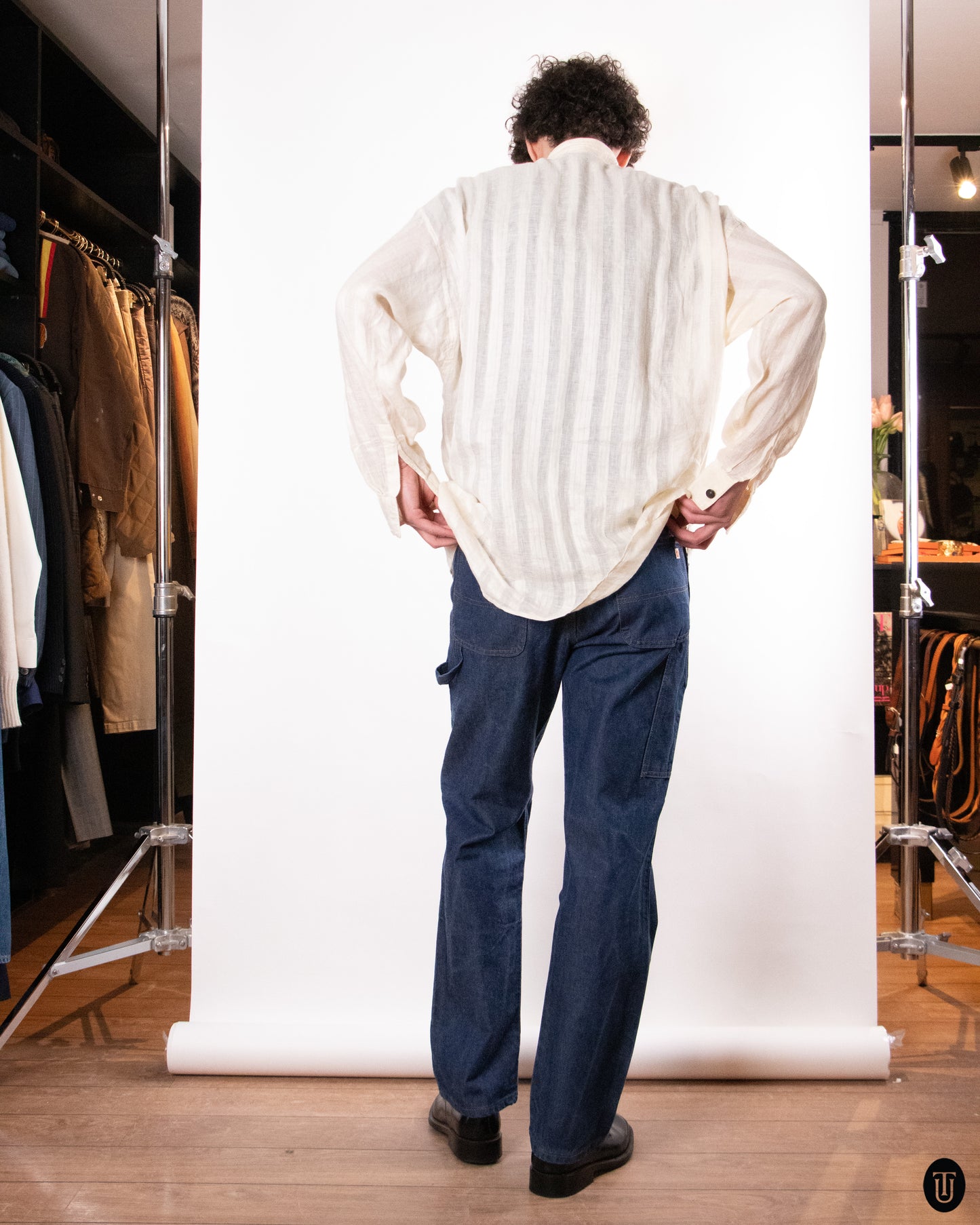 70's Gianni Versace Linen Shirt L