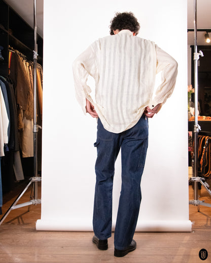 70's Gianni Versace Linen Shirt L