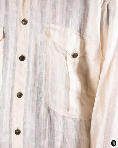 70's Gianni Versace Linen Shirt L