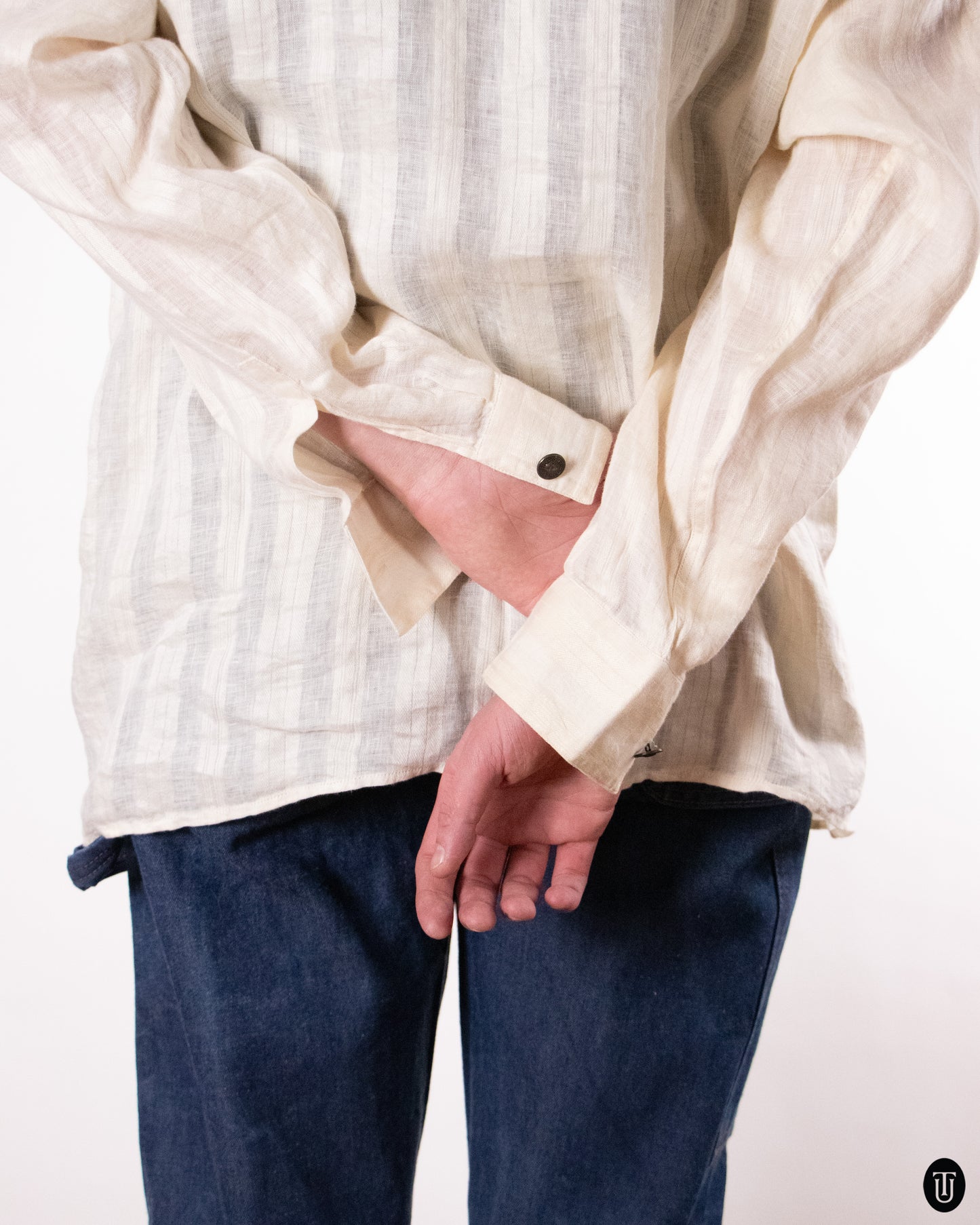 70's Gianni Versace Linen Shirt L