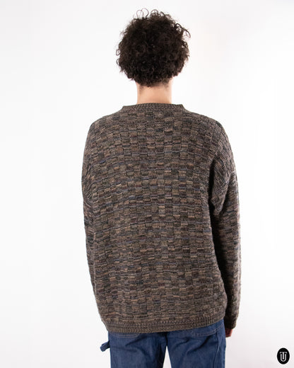80's Missoni Knit Brown Melange XL