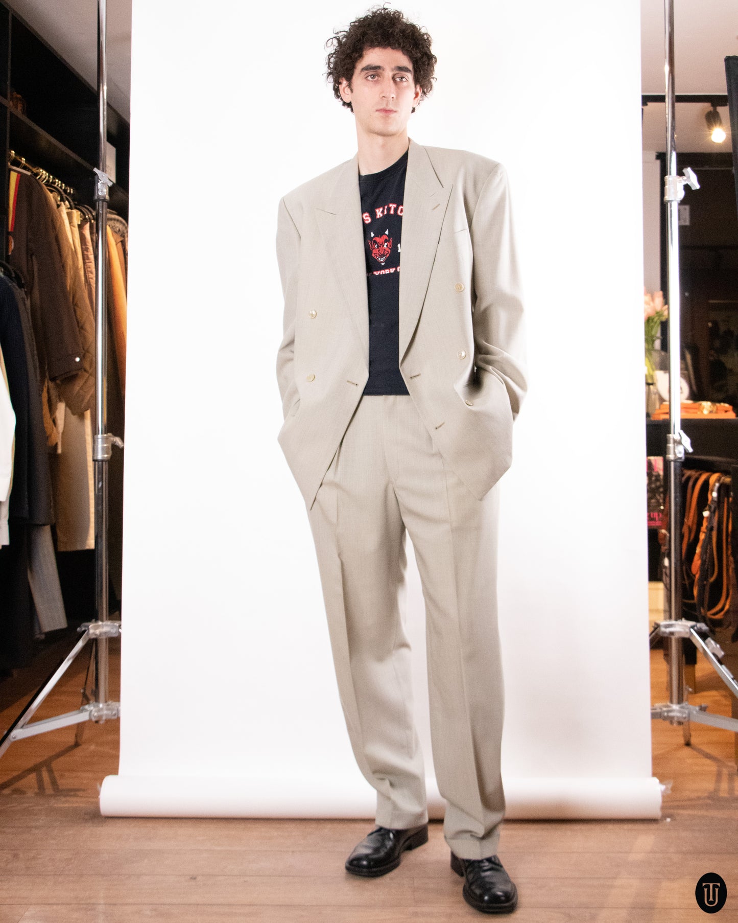 90's Giorgio Armani Wool Suit L