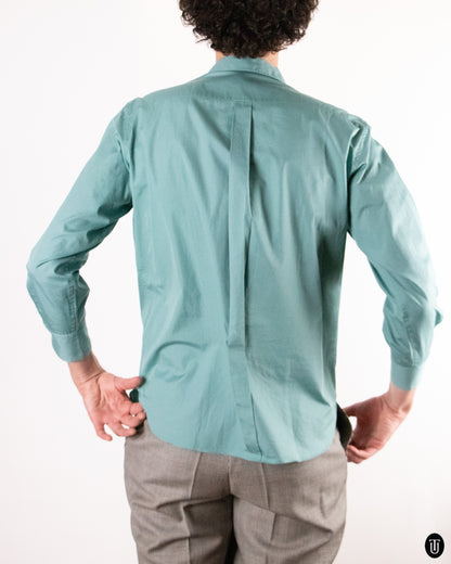 80's Hermès Cotton 3/4 Sleeve Shirt M