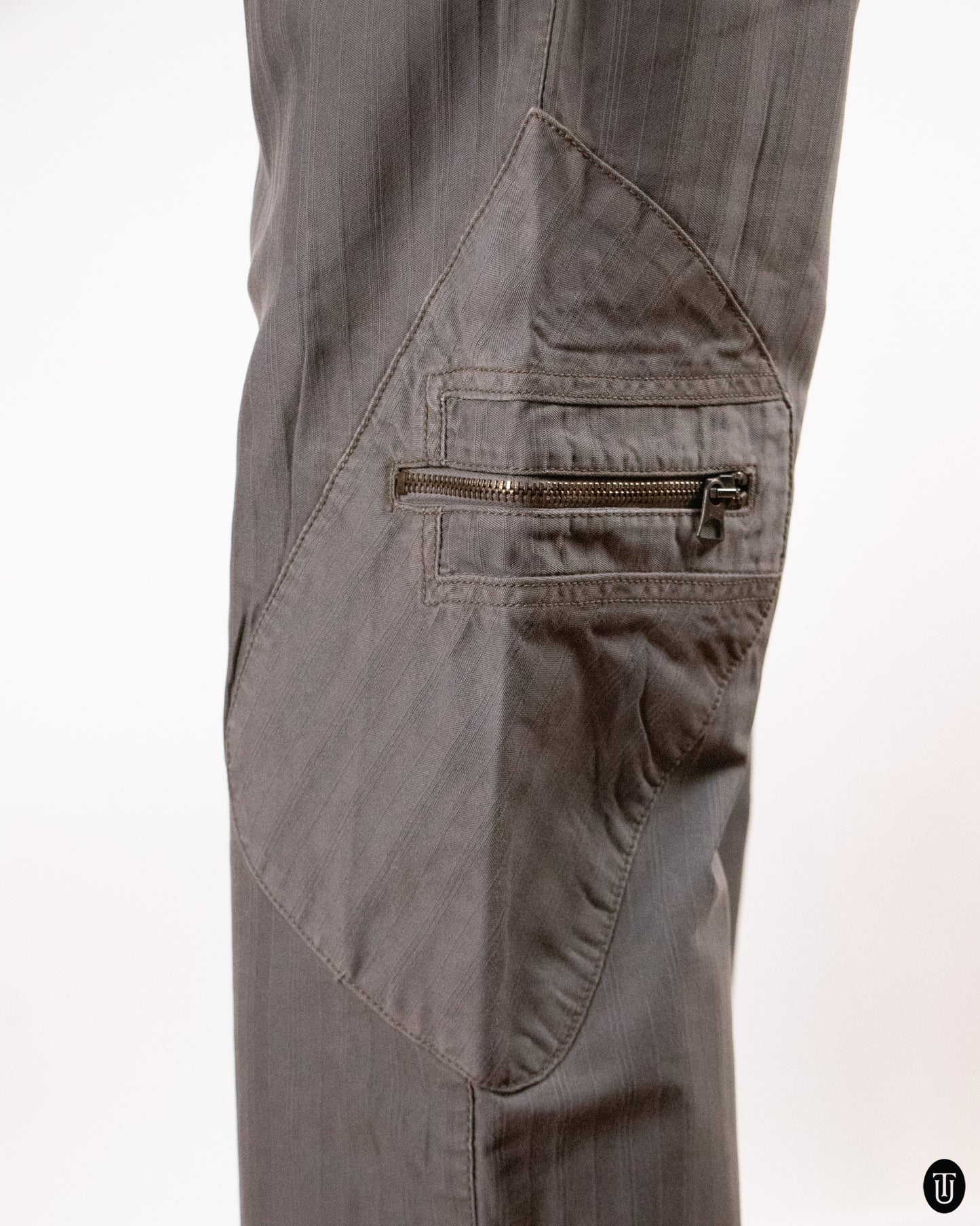 00's Armani "Jeans" Pin-Stripe Trousers S