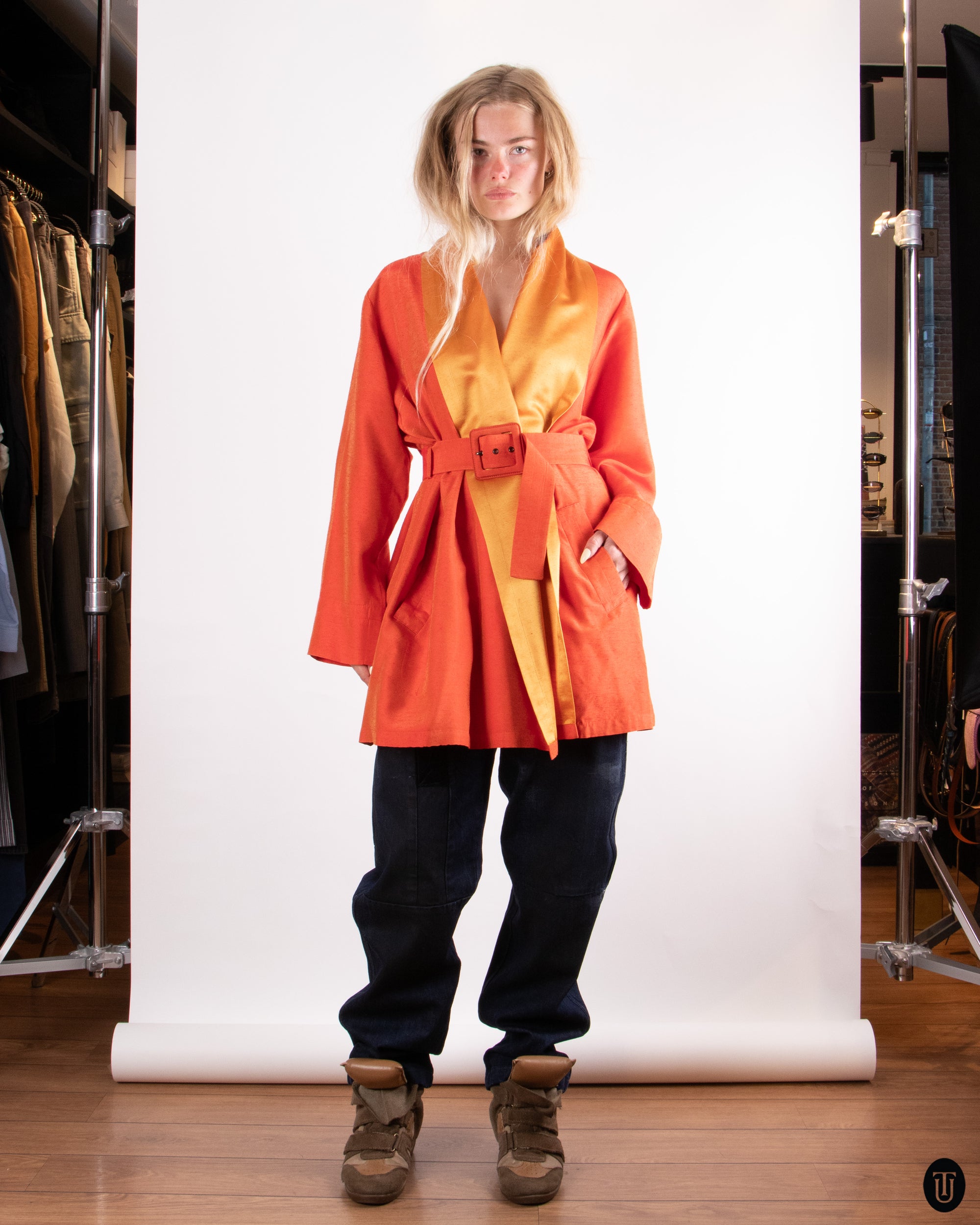 80's Yves Saint Laurent Robe Jacket M