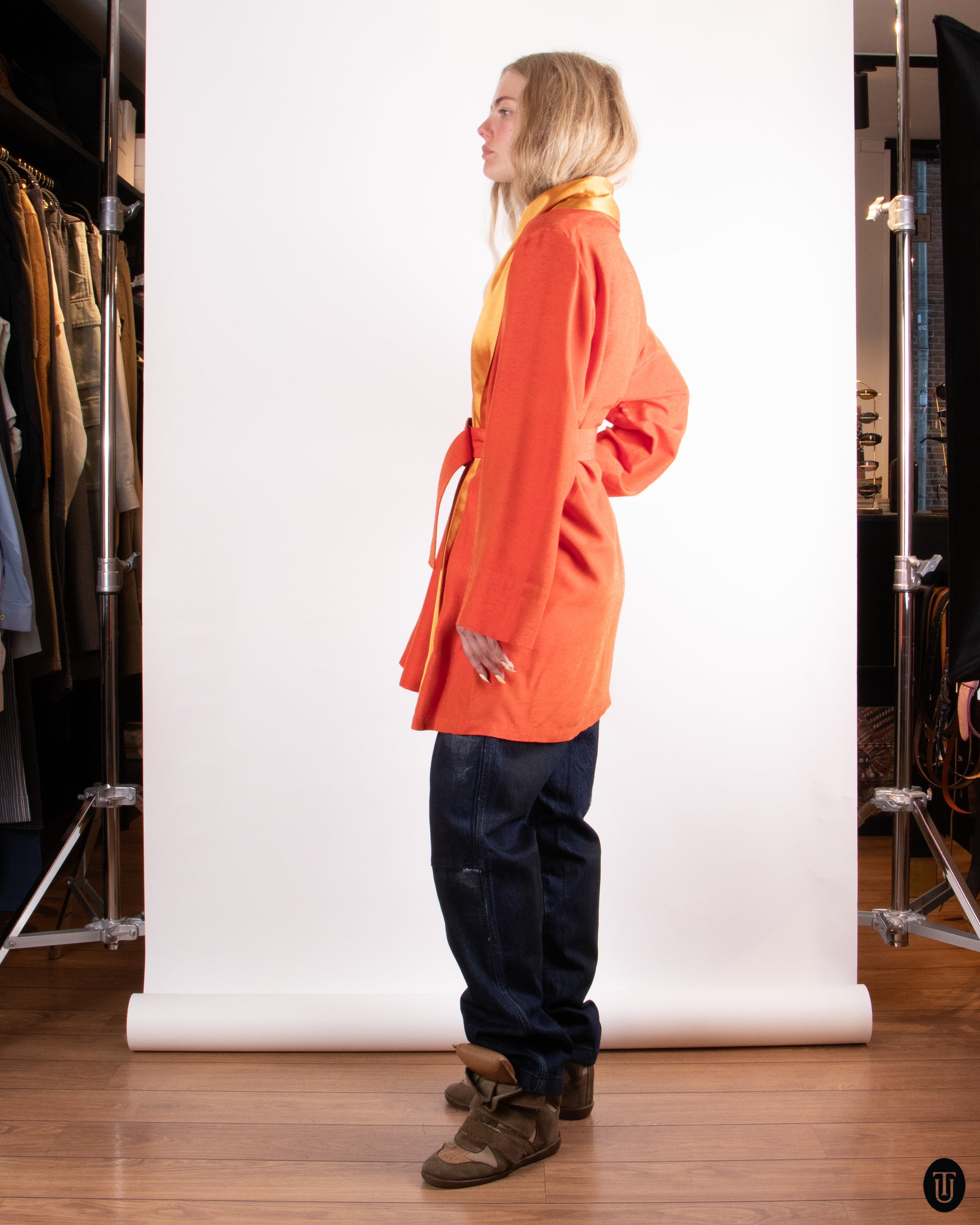 80's Yves Saint Laurent Robe Jacket M