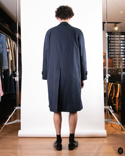 90's Burberry Navy Trench Coat M