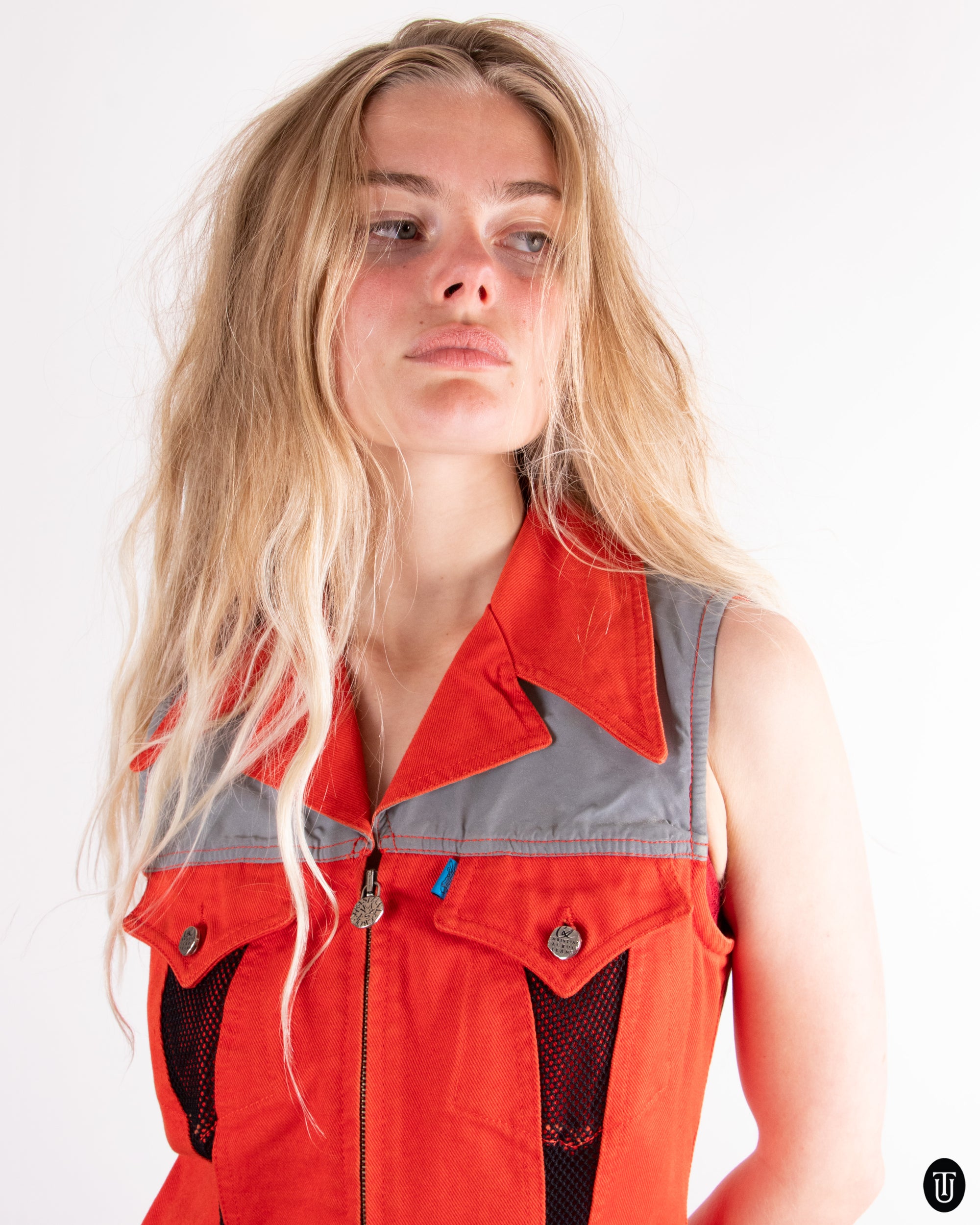 90's Christian Lacroix Jeans Vest XS