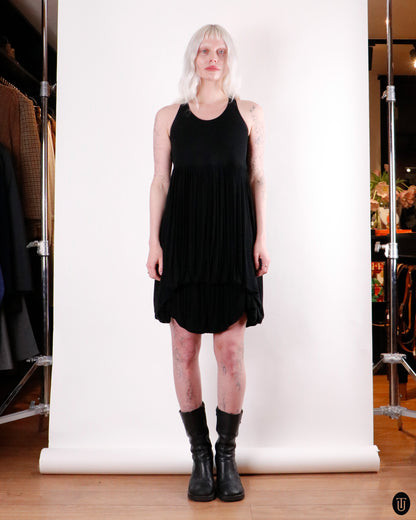 00's Givenchy Black Balloon Dress M