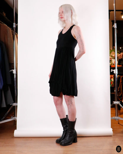 00's Givenchy Black Balloon Dress M