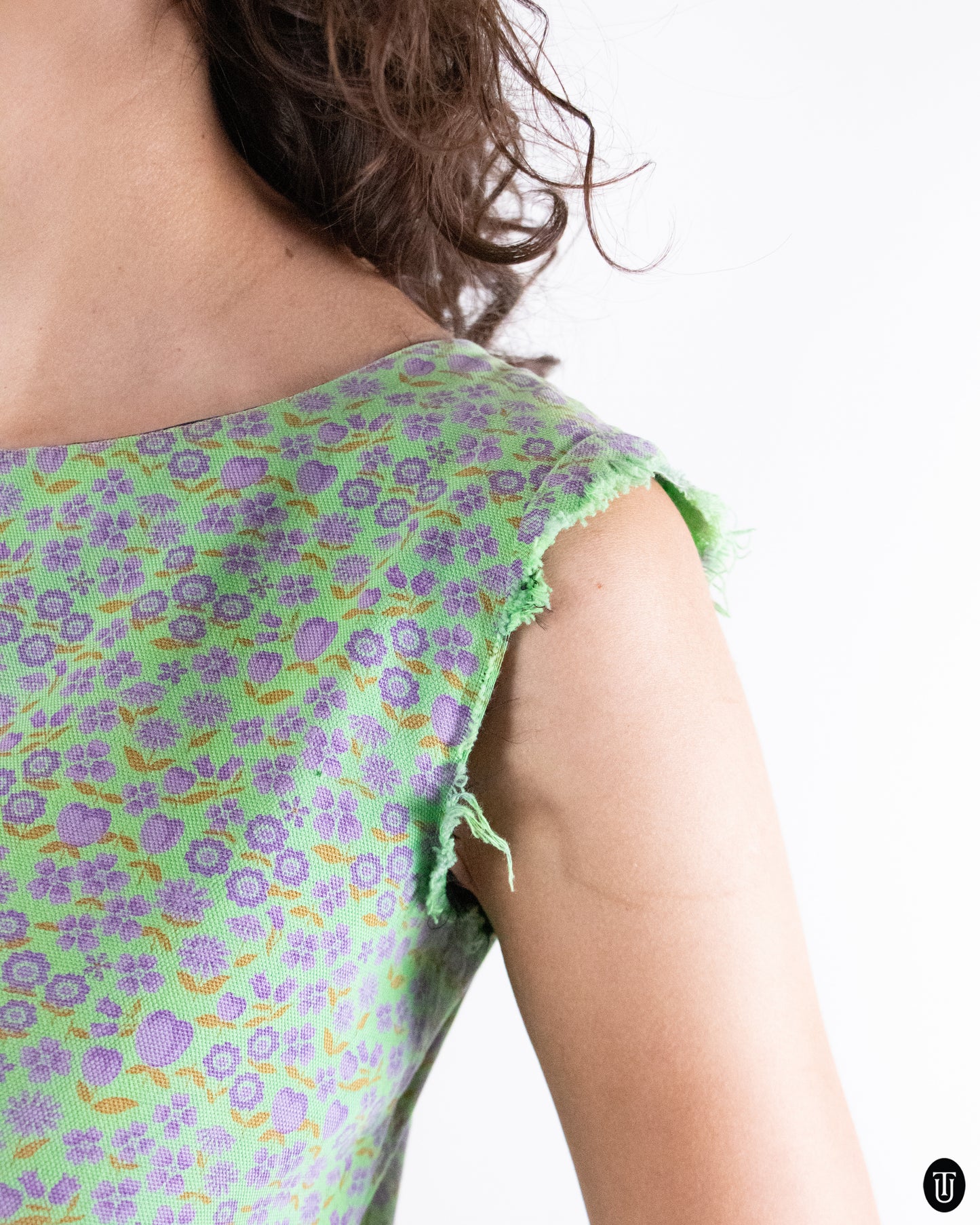 1970's Yves Saint Laurent "Rive Gauche" Quilted Mini Dress M