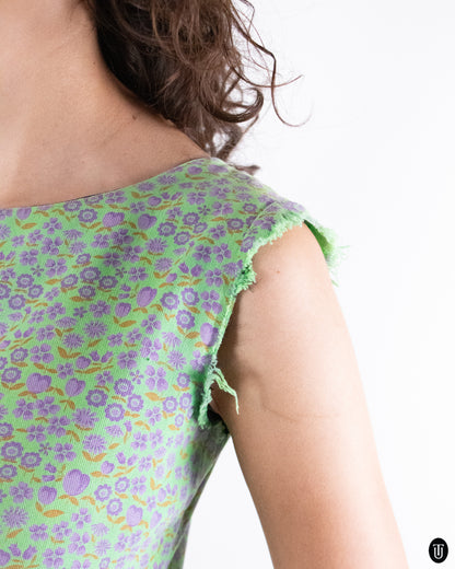 1970's Yves Saint Laurent "Rive Gauche" Quilted Mini Dress M
