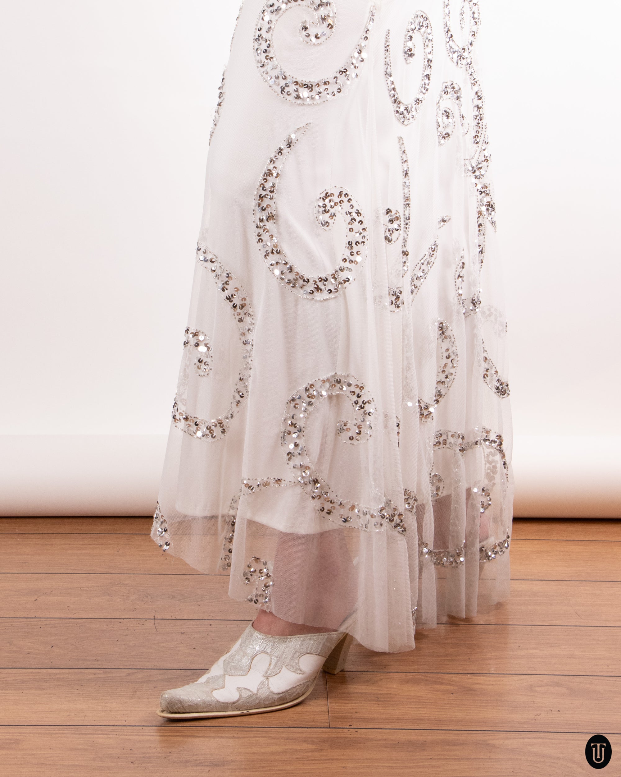 00's Cache Sequin Gown S