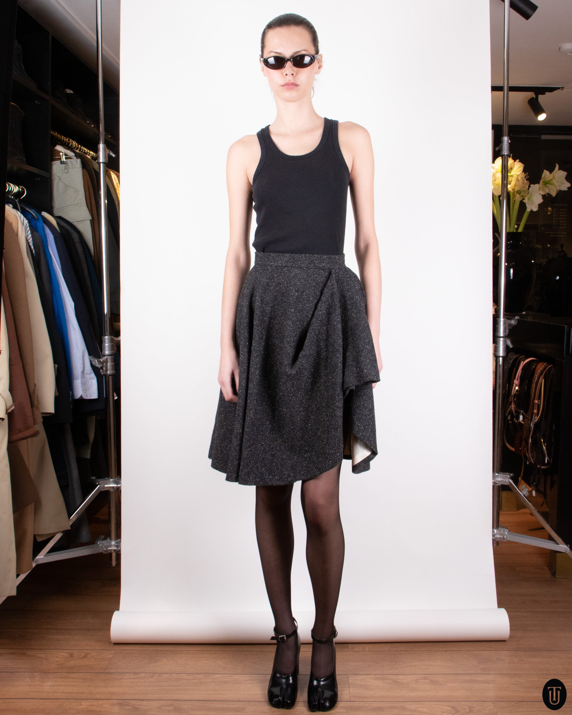 00s Nikoline Liv Andersen Wool Skirt XS