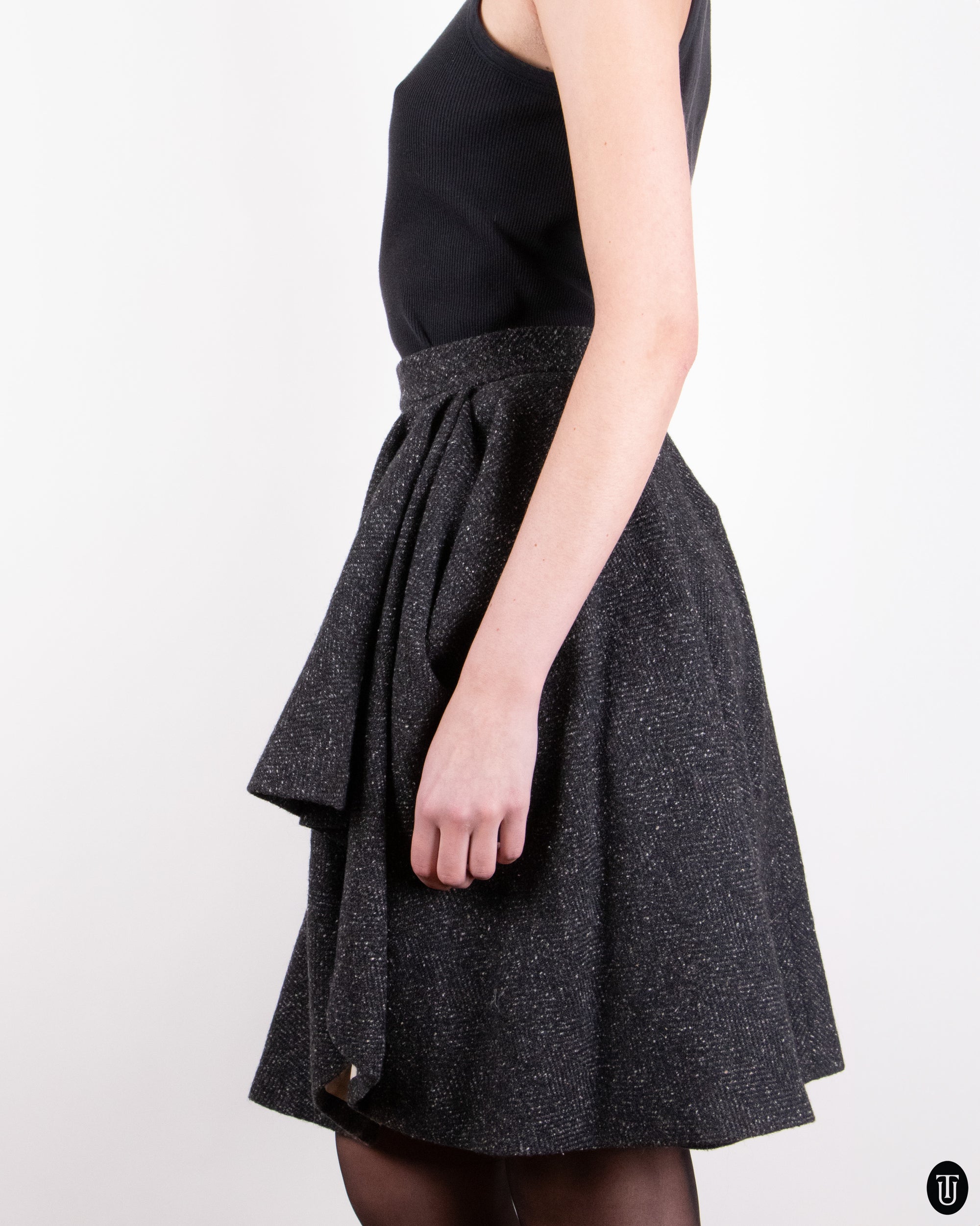 00s Nikoline Liv Andersen Wool Skirt XS