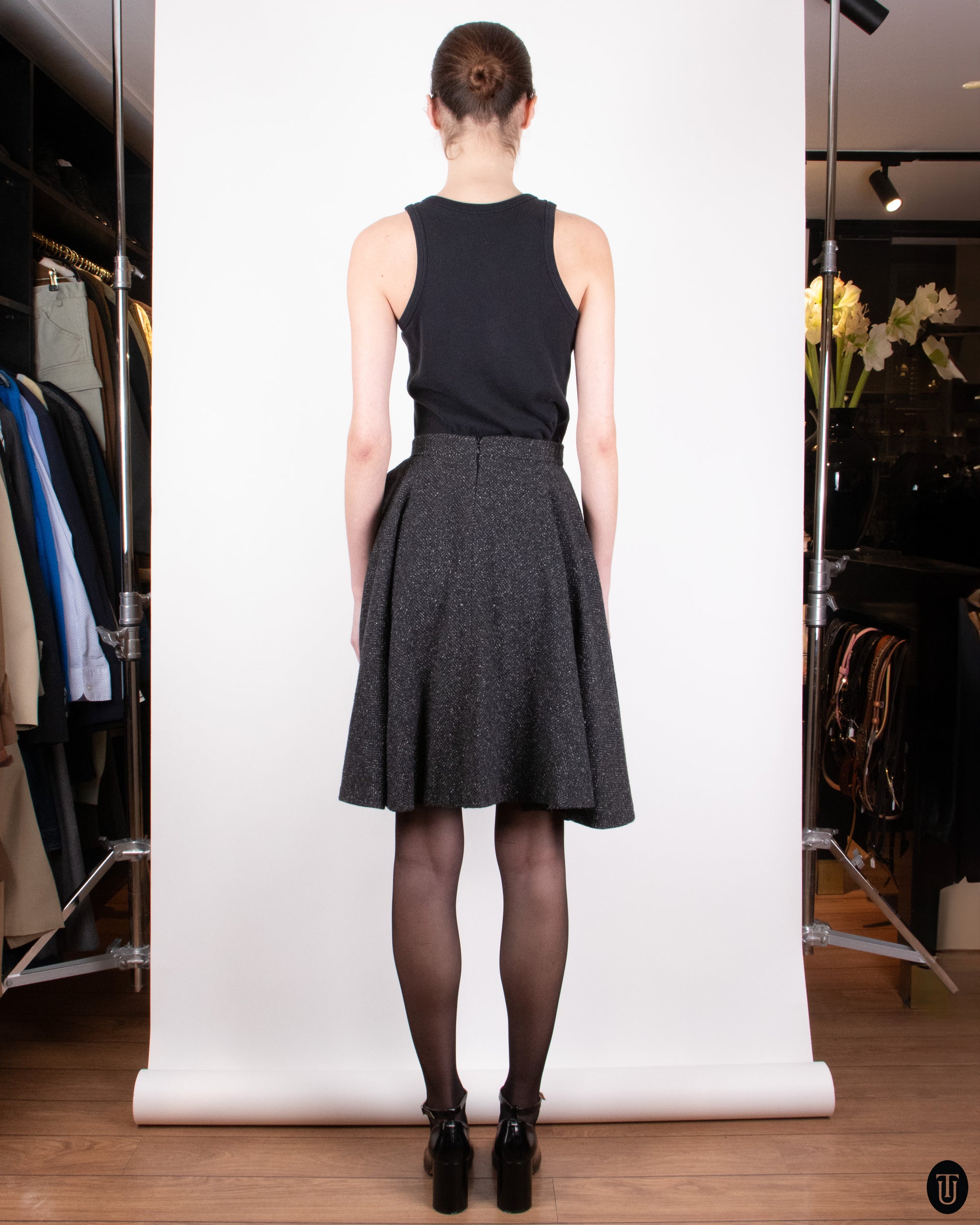 00s Nikoline Liv Andersen Wool Skirt XS