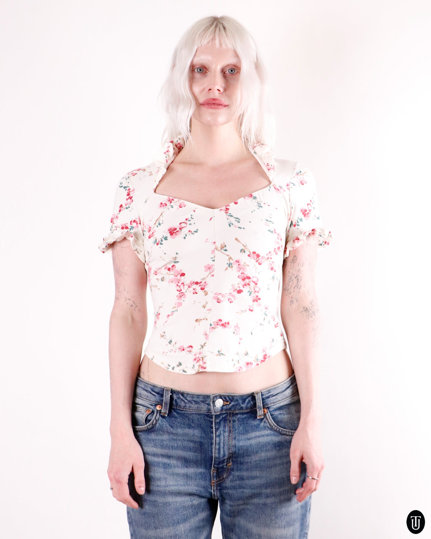 00's Vivienne Westwood Floral Top L