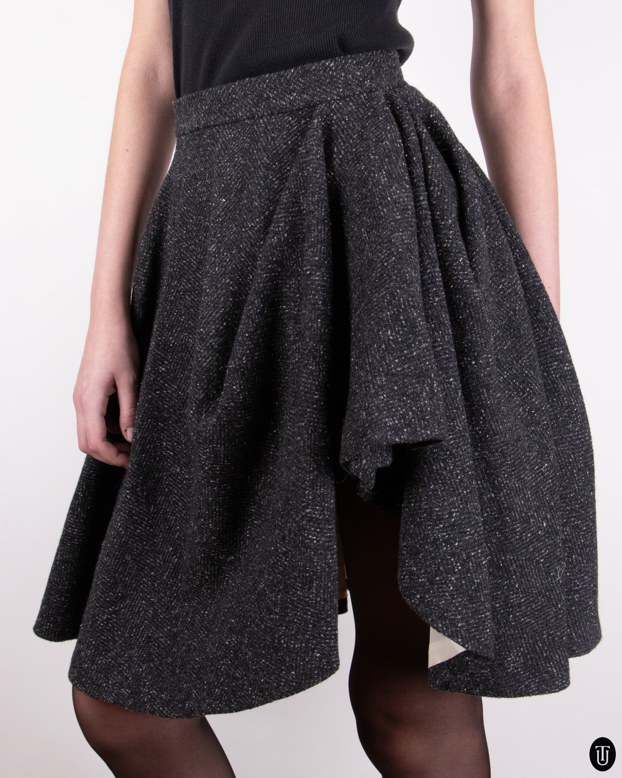 00s Nikoline Liv Andersen Wool Skirt XS