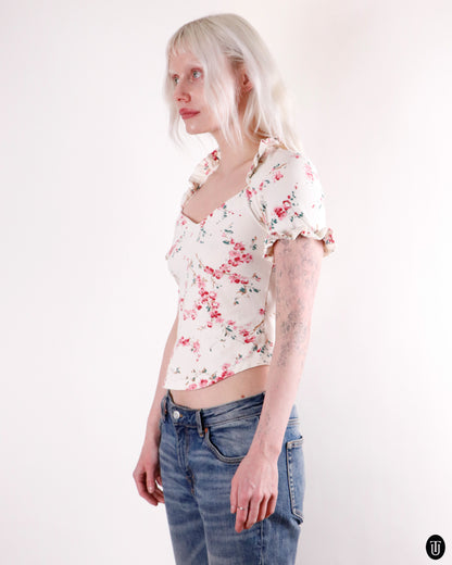 00's Vivienne Westwood Floral Top L