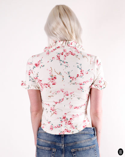 00's Vivienne Westwood Floral Top L
