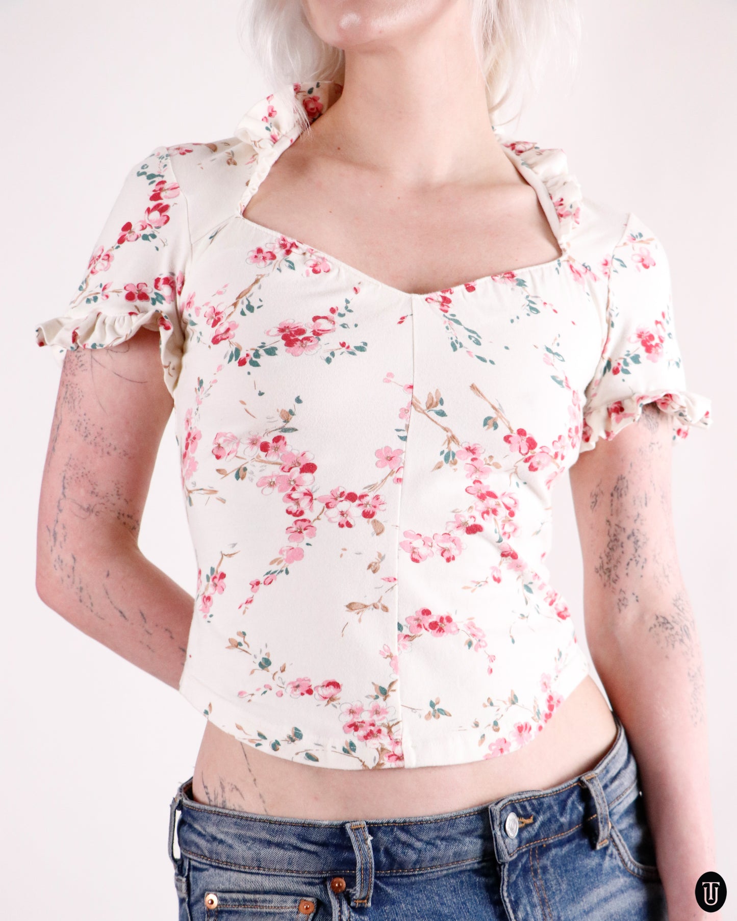 00's Vivienne Westwood Floral Top L
