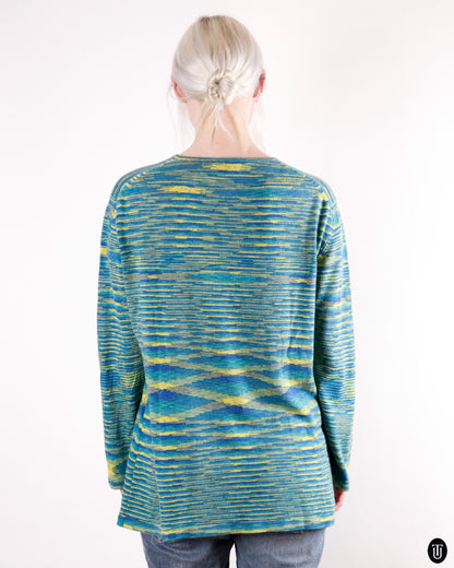 80's Missoni Cold Melangé Space-Dye Cashmere Knit M