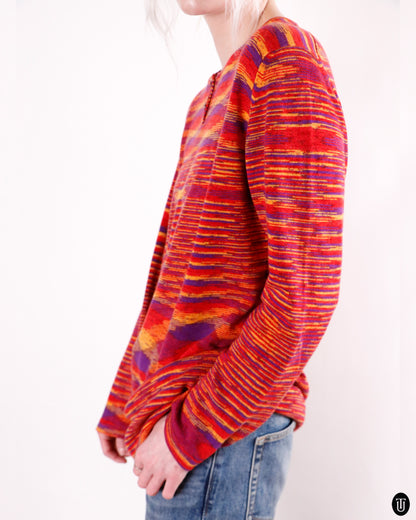 80's Missoni Warm Melangé Space-Dye Cashmere Knit M