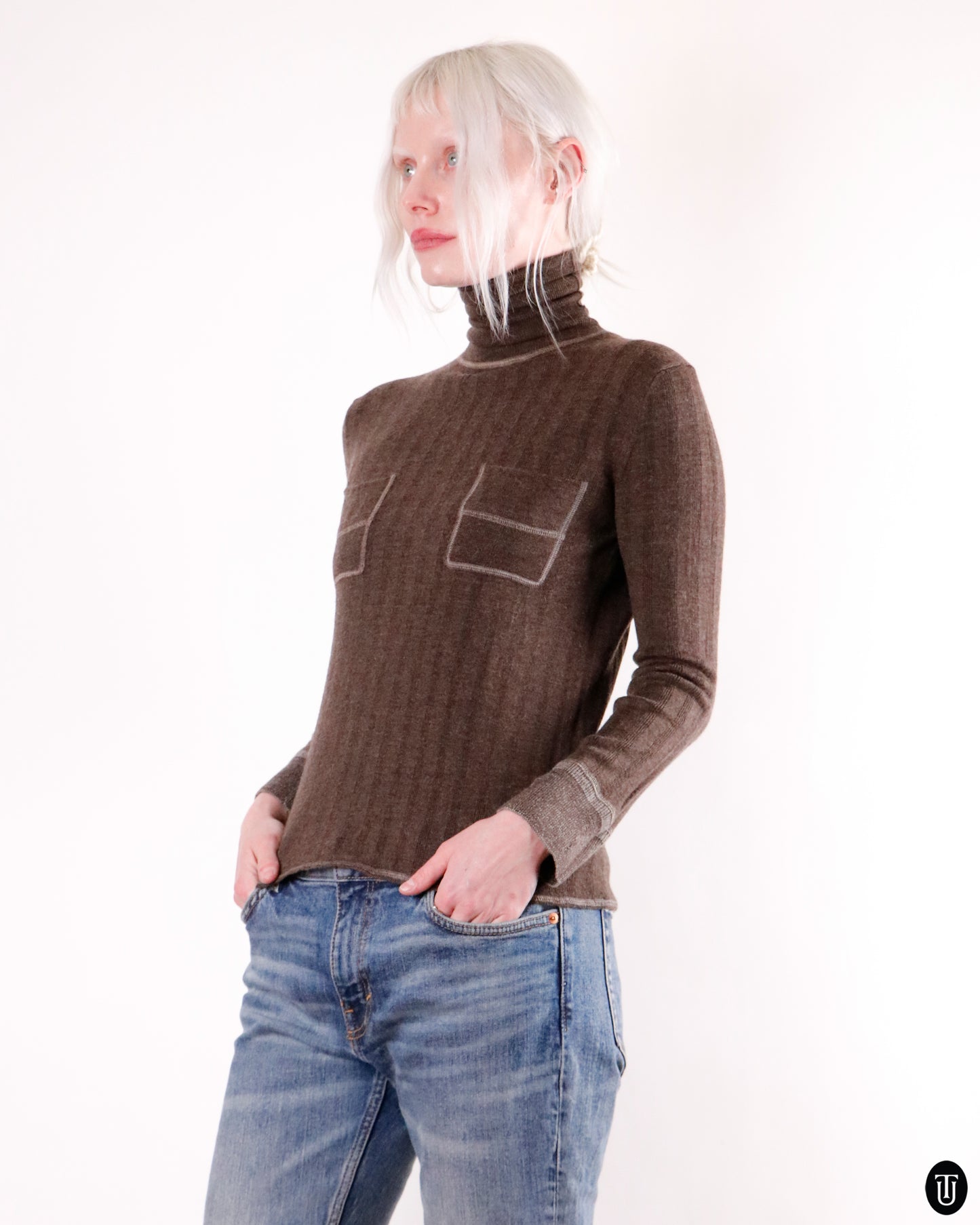 00's Chloé Wool Turtleneck Sweater S