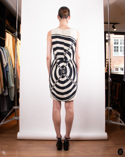 80's Moschino Dartboard Dress M