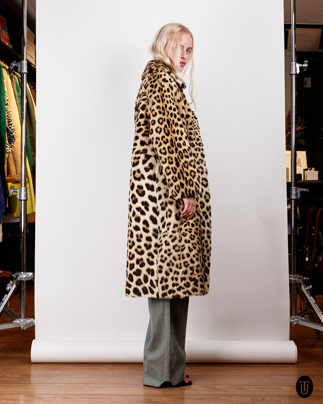 1960s Genuine Leopard Fur S