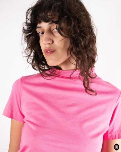90's Comme Des Garçons "Tricot" Pink T-Shirt S