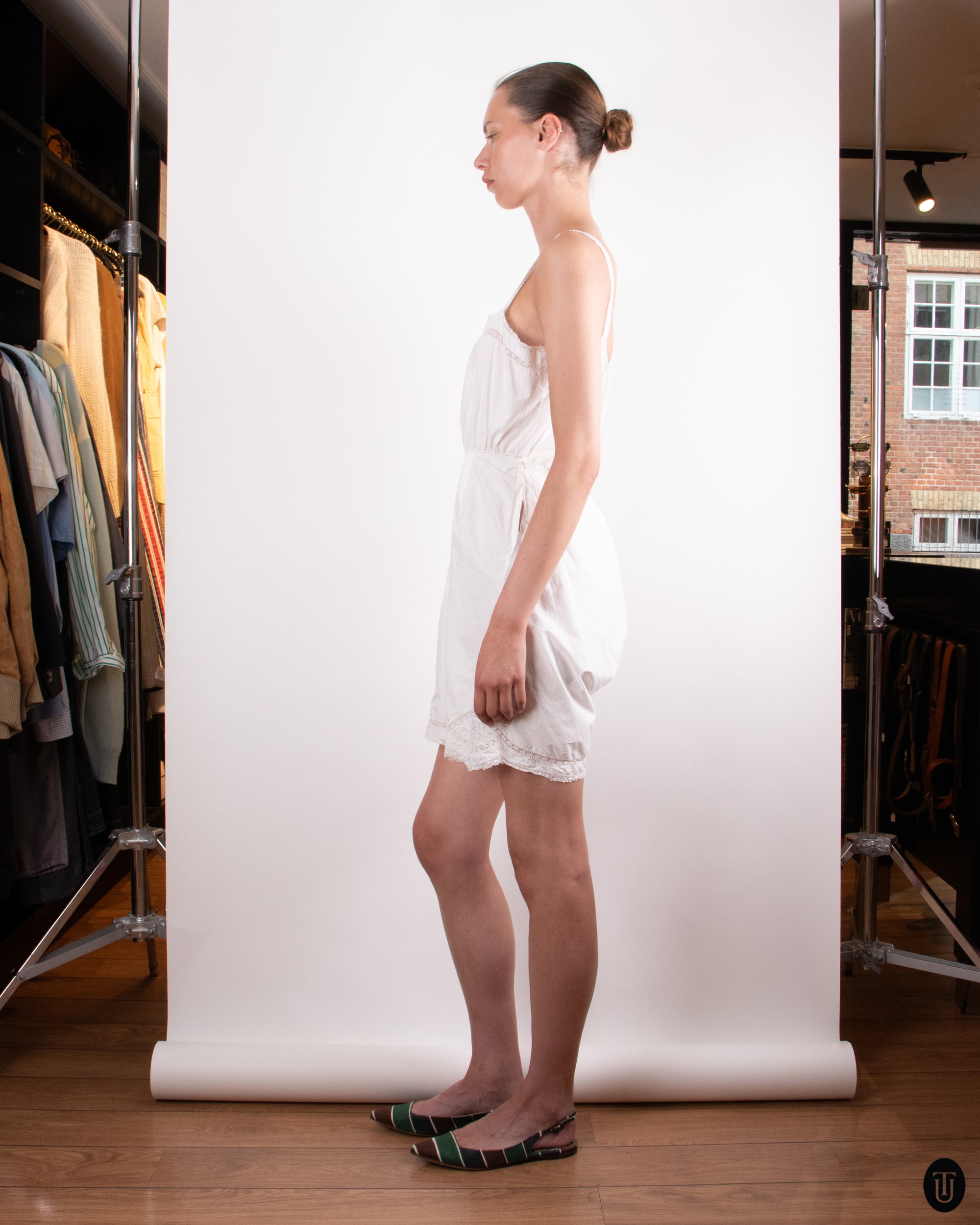 1920's Cotton Romper M