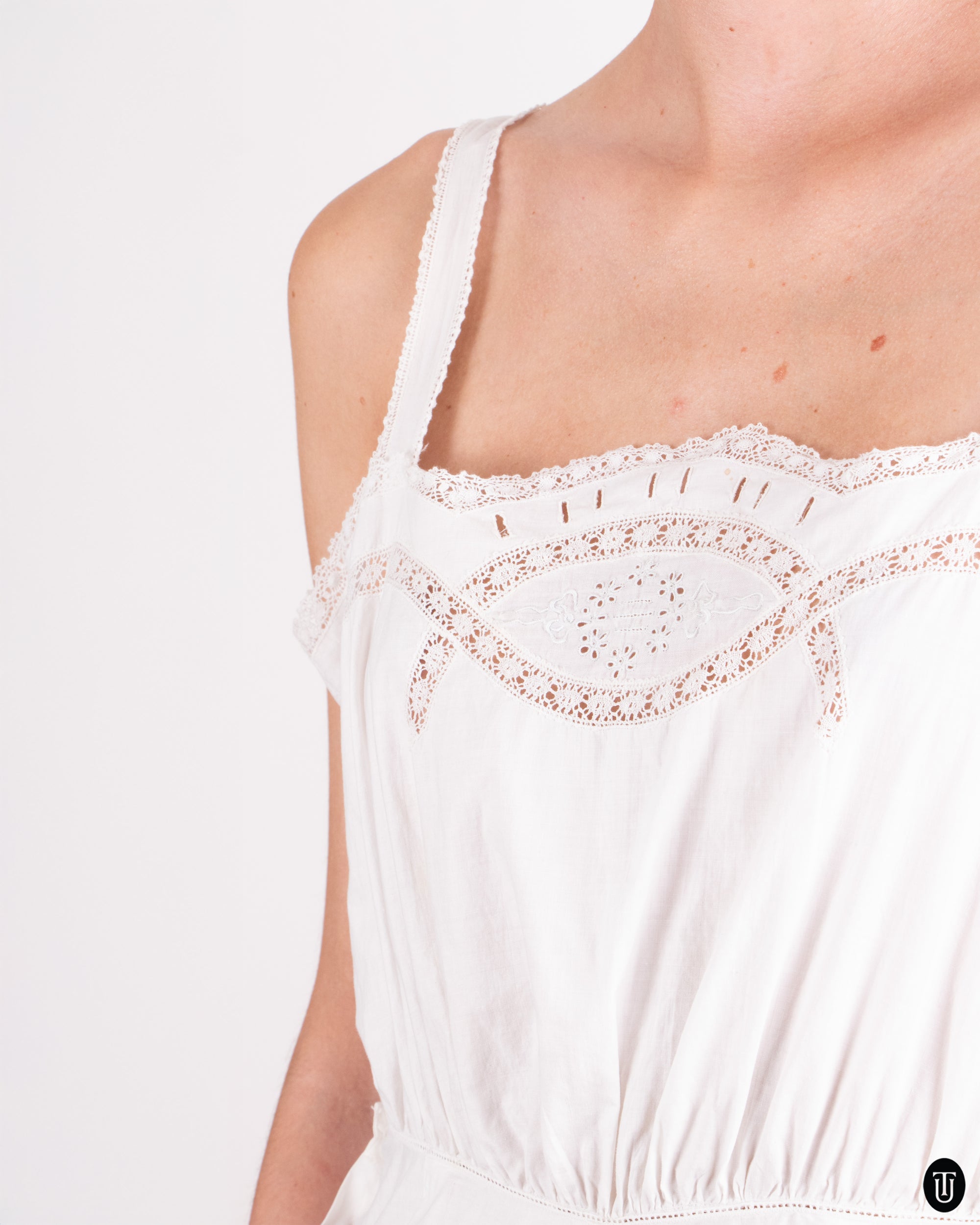 1920's Cotton Romper M