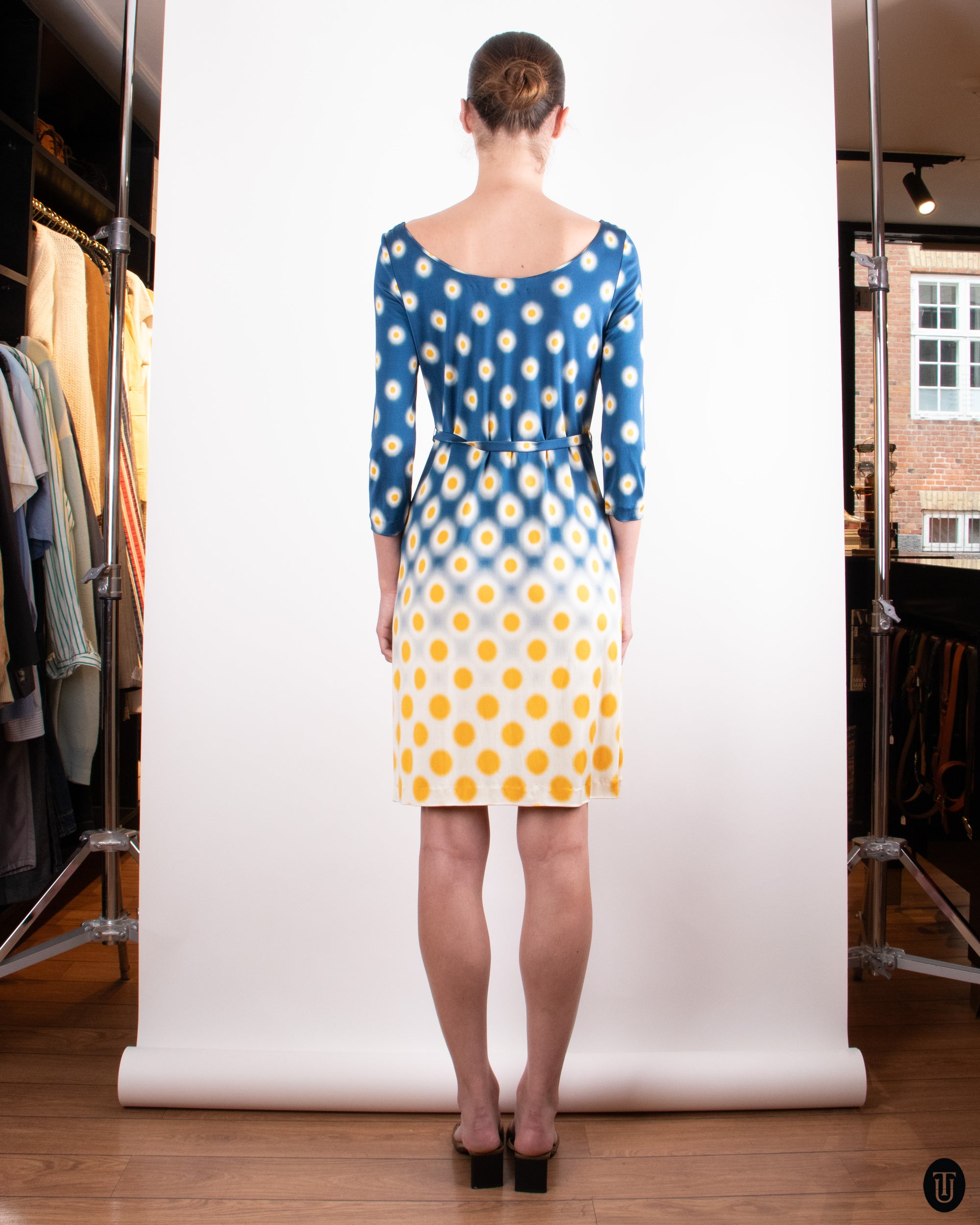 00's Prada Silk Dress M