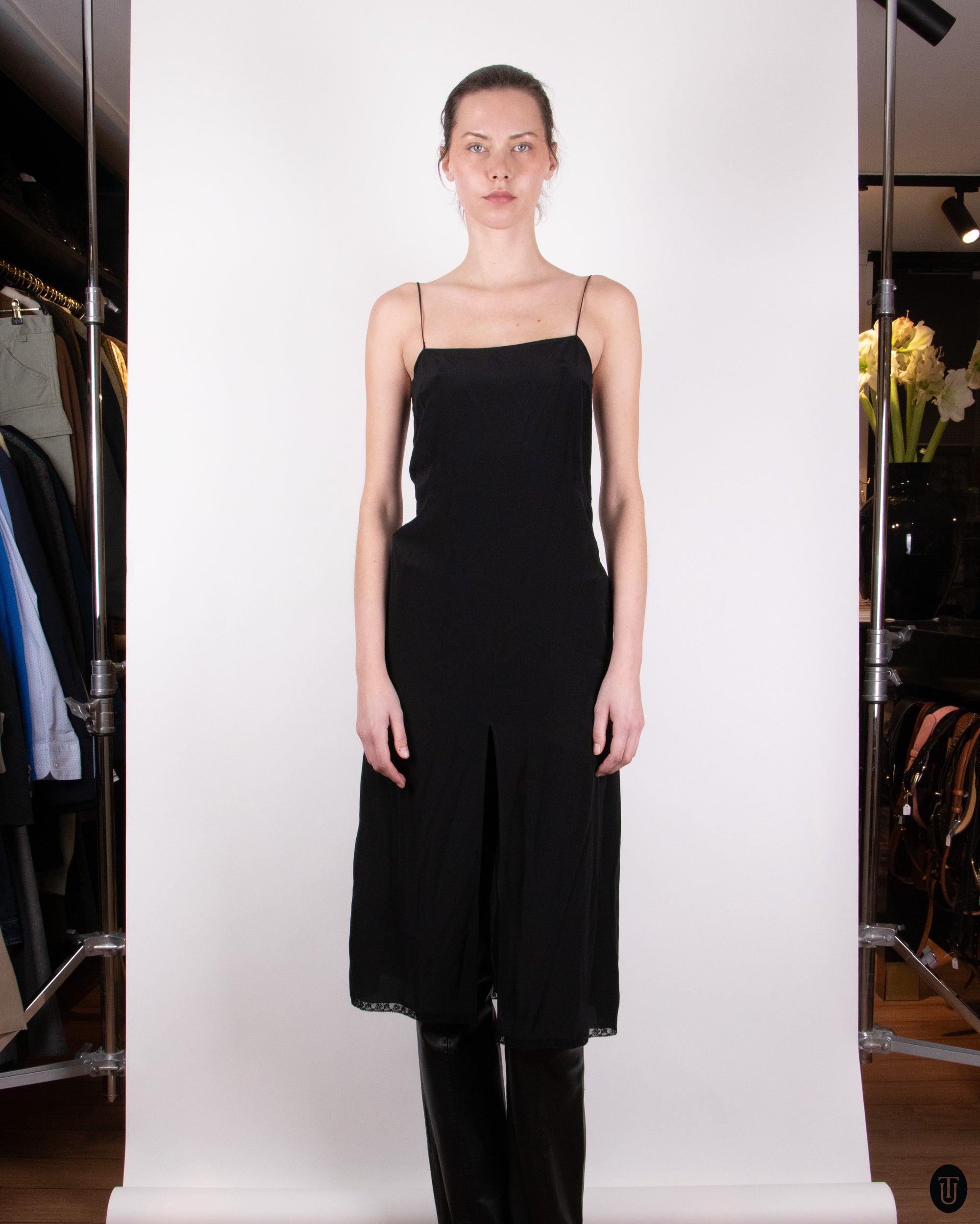 90's Prada Silk Slip Dress XS
