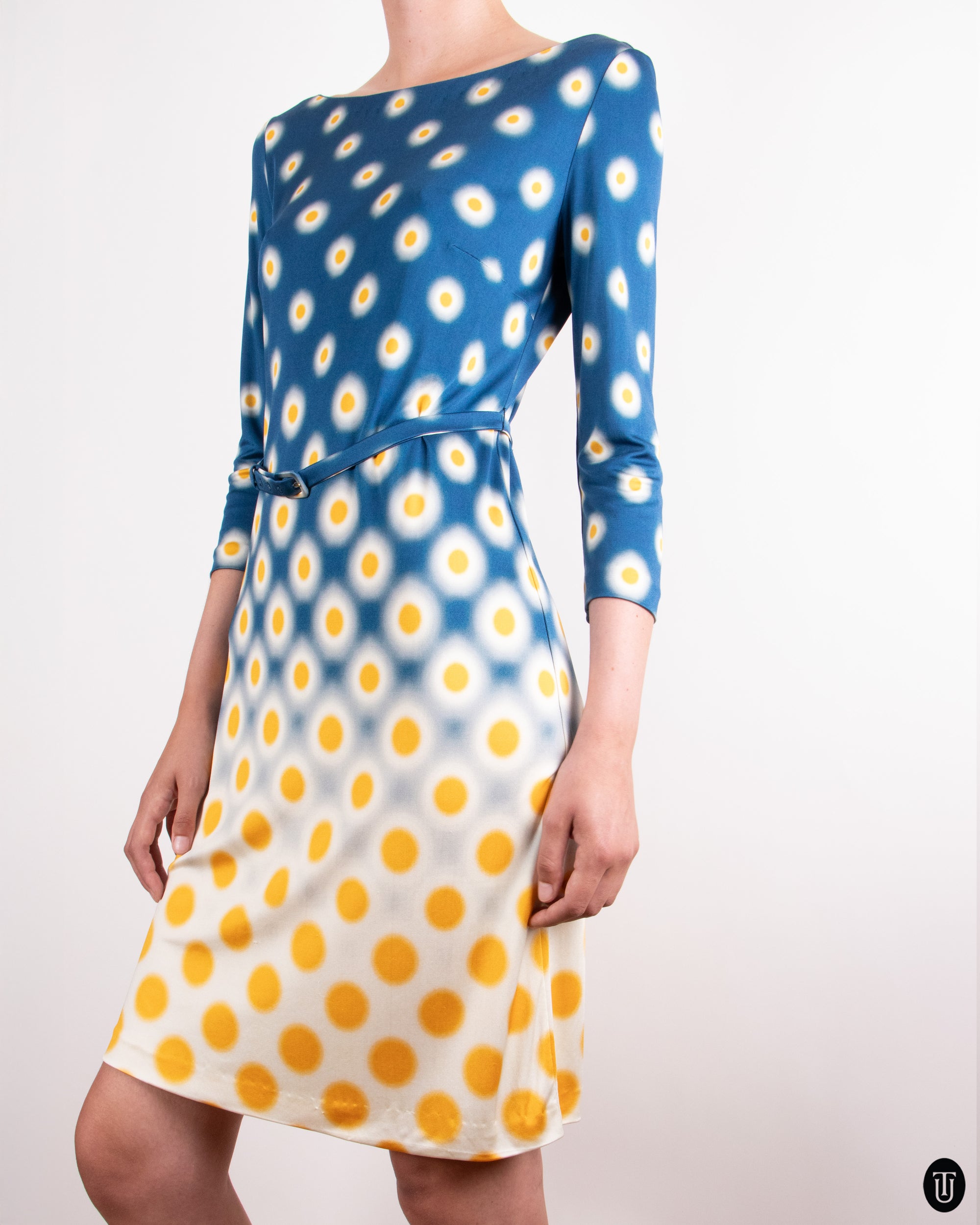 00's Prada Silk Dress M
