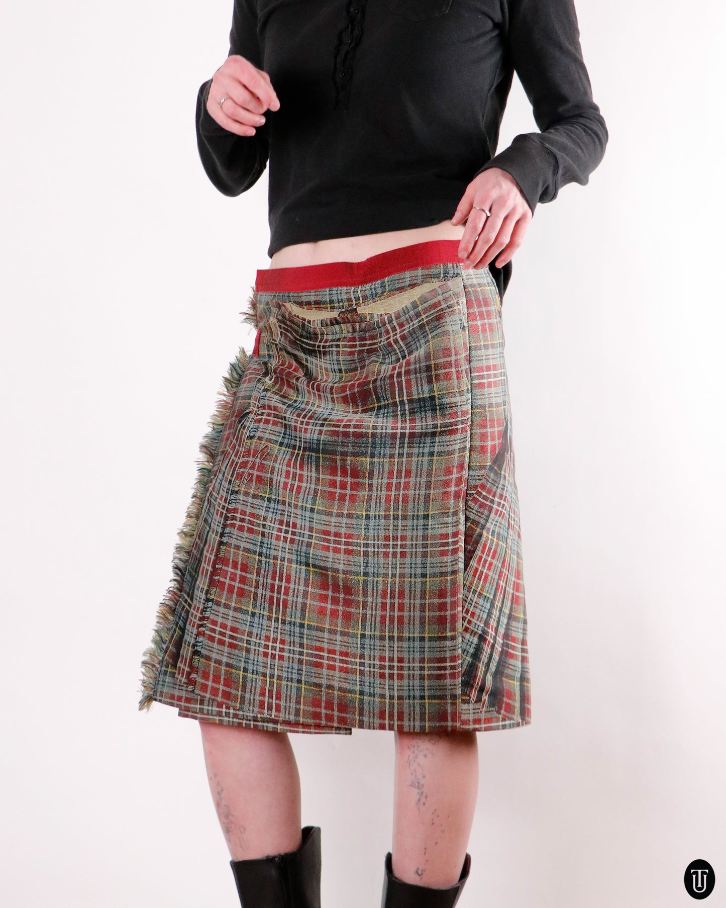 90's Jean Paul Gaultier Print Pattern Skirt L