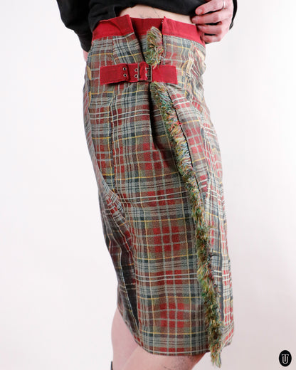 90's Jean Paul Gaultier Print Pattern Skirt L