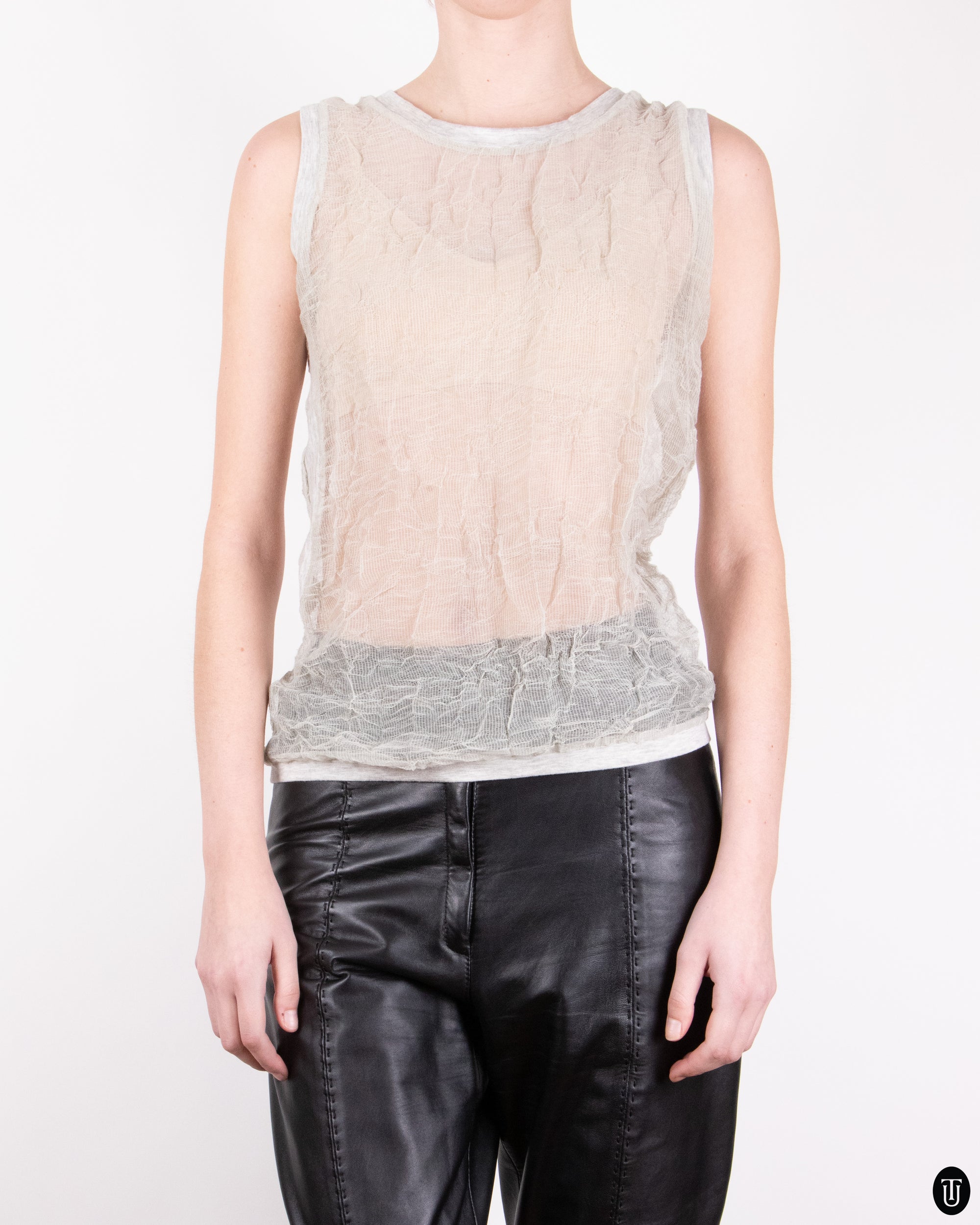 1990's Helmut Lang Sheer Muscle T-shirt S
