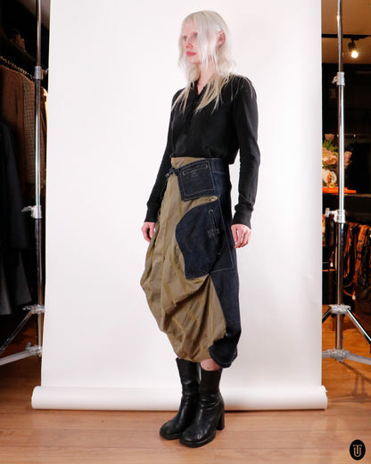 00's Marithé + François Girbaud Cotton Skirt M