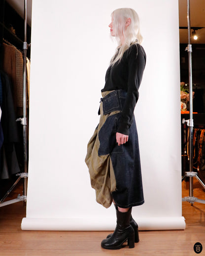 00's Marithé + François Girbaud Cotton Skirt M