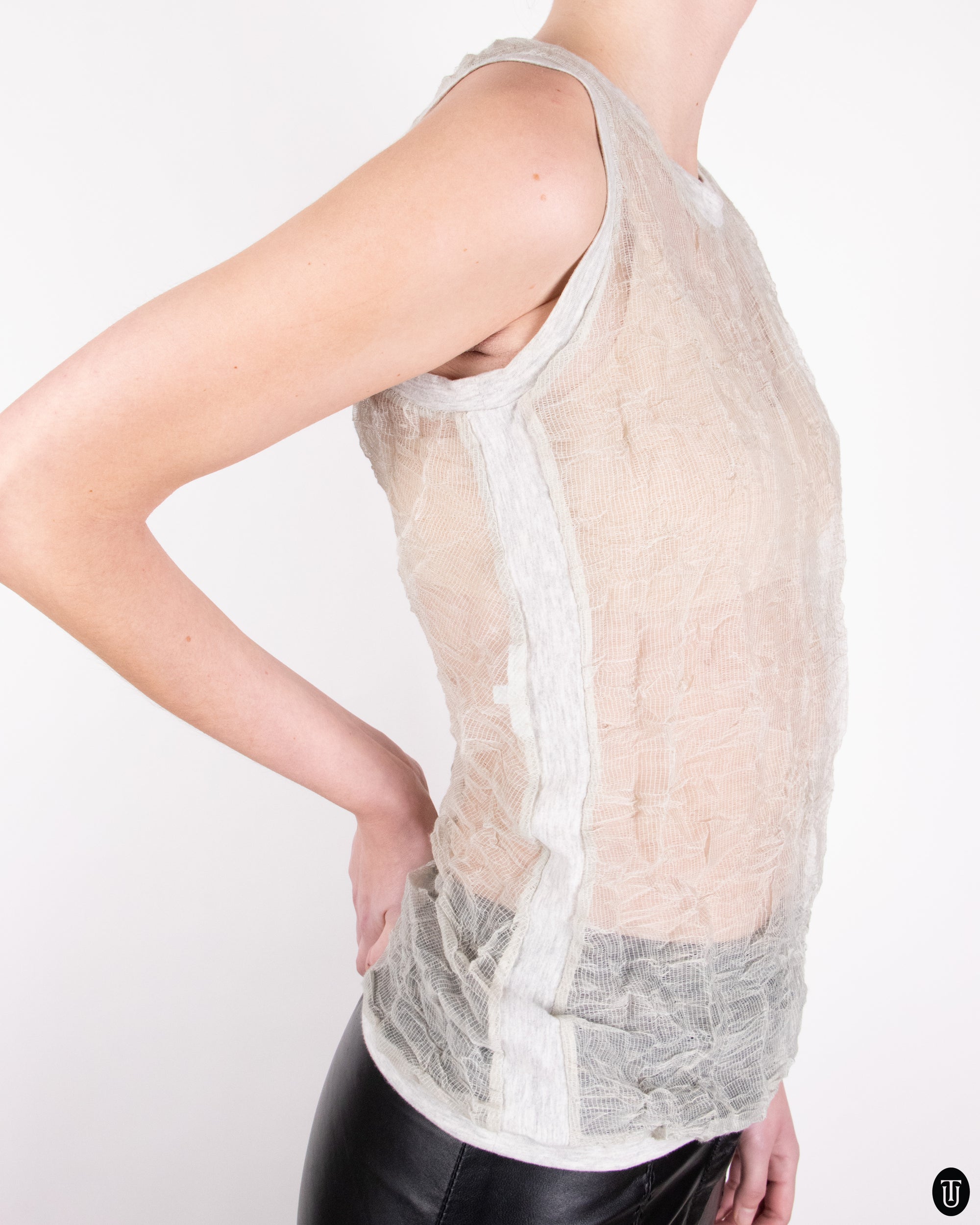 1990's Helmut Lang Sheer Muscle T-shirt S