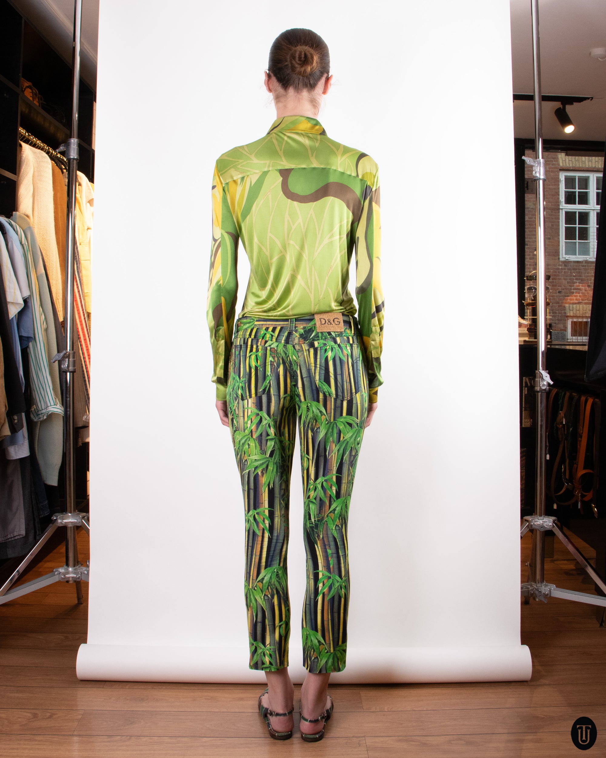 90's D&G Cotton Cigarette Pants M
