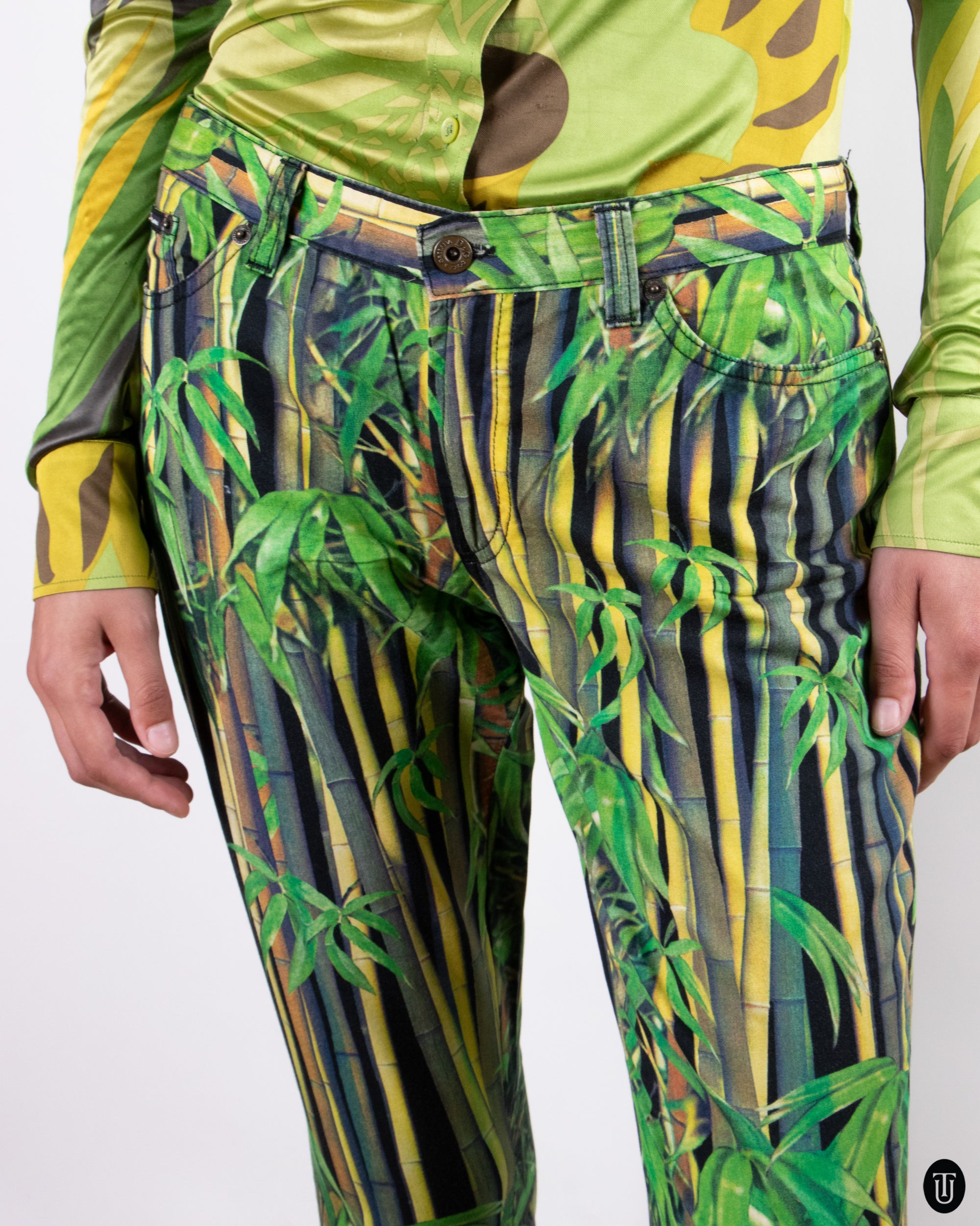 90's D&G Cotton Cigarette Pants M