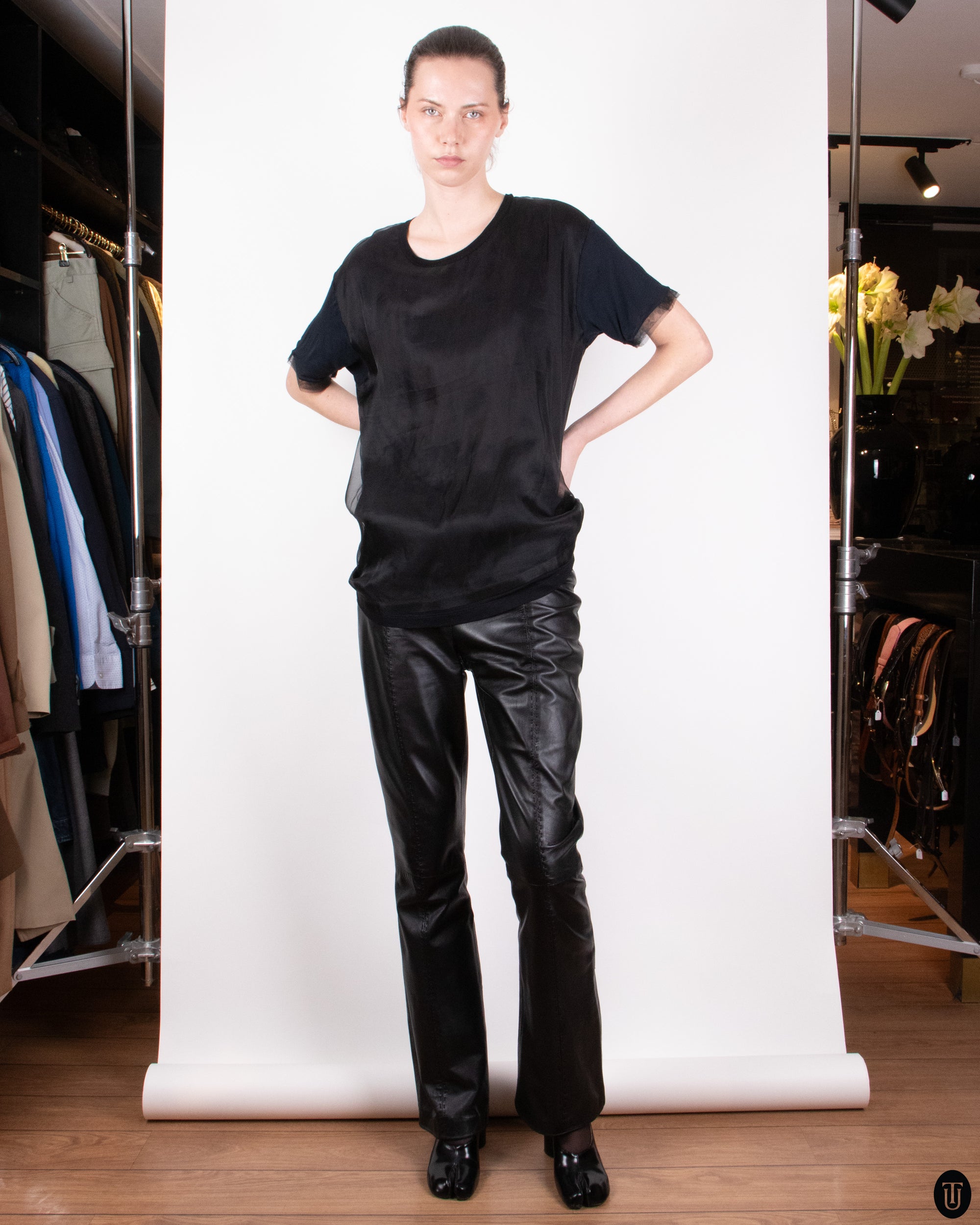 00s Lanvin Silk and Cotton T-shirt M
