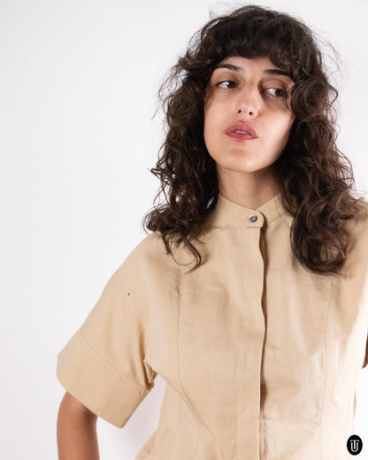 2000's Jil Sander Silk Cotton Top S