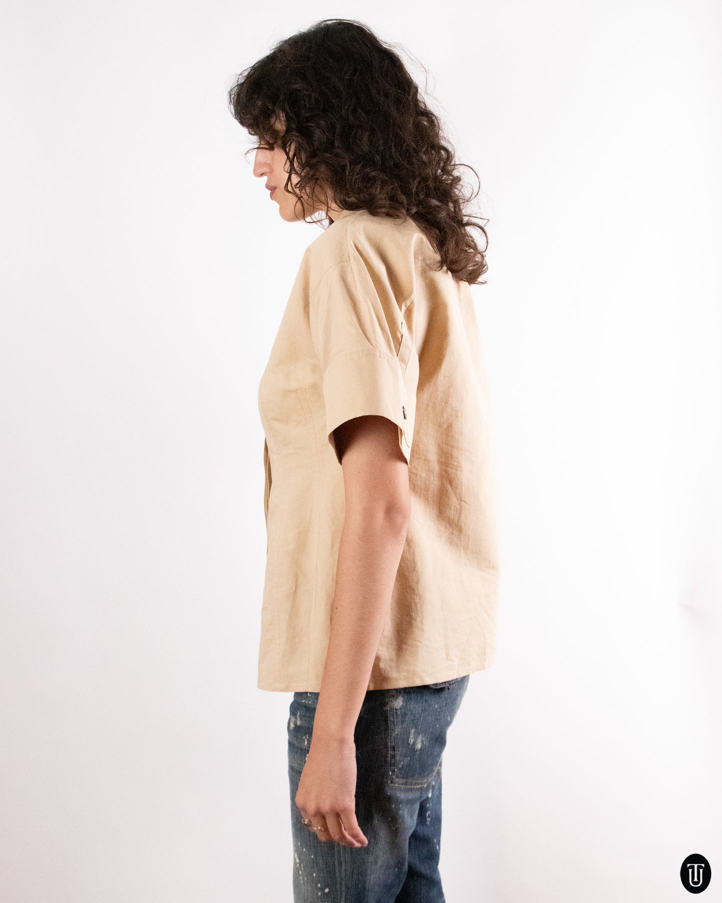 2000's Jil Sander Silk Cotton Top S
